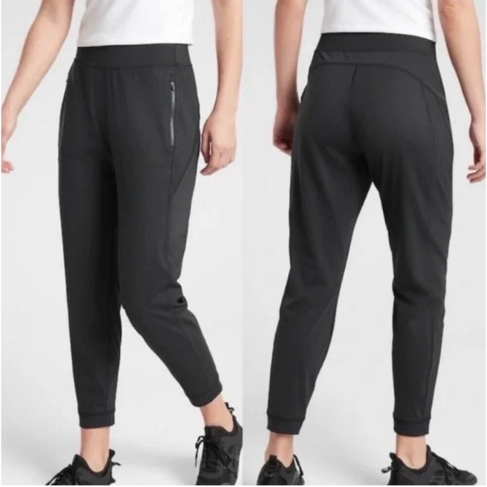 Athleta Courtside Black Trousers Size Small